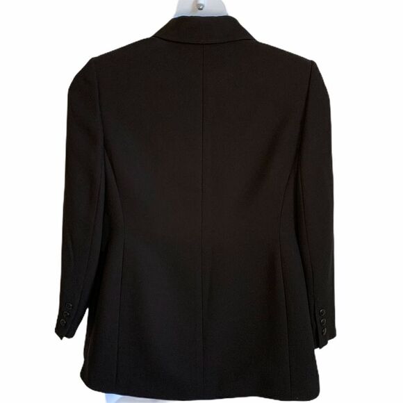 August Max Woman Black Slim Line Blazer - Picture 2 of 7